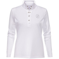 Camicia da competizione Starlight a maniche lunghe Imperial Riding Bianco Camicia da competizione Starlight a maniche lunghe Imperial Riding Bianco
