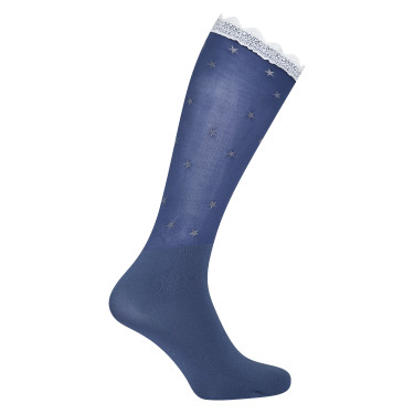 Calze Imperial Riding Star Lace Blu navy