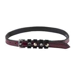 Strisce per speroni in pelle Imperial Riding Pardouz Bordeaux verniciato Strisce per speroni in pelle Imperial Riding Pardouz Bordeaux verniciato