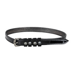Strisce per speroni in pelle Imperial Riding Pardouz Nero scintillante / nero