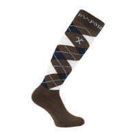 Calzini Argyle HV Polo Teak / marine / écru Marrone