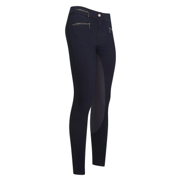 Pantaloni da equitazione Euro-Star Onyx denim full grip Pantaloni da equitazione Euro-Star Onyx denim full grip