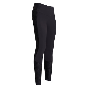 Leggings da equitazione Euro-Star Breez FullGrip Nero / mimetico Leggings da equitazione Euro-Star Breez FullGrip Nero / mimetico