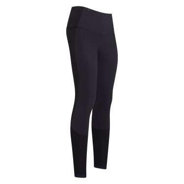 Leggings da equitazione Euro-Star Breez FullGrip Nero argento