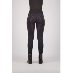 Leggings da equitazione Euro-Star Breez FullGrip Nero argento