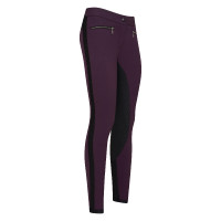 Pantaloni da equitazione Euro-Star Onyx FullGrip Prugna perfetta Bordeaux