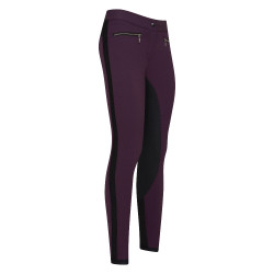 Pantaloni da equitazione Euro-Star Onyx FullGrip Prugna perfetta Bordeaux Pantaloni da equitazione Euro-Star Onyx FullGrip Prugna perfetta Bordeaux