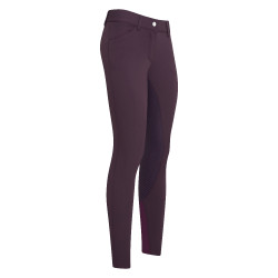 Pantaloni da equitazione Euro-Star Arista FullGrip Euro-Star sentials Prugna perfetta Bordeaux