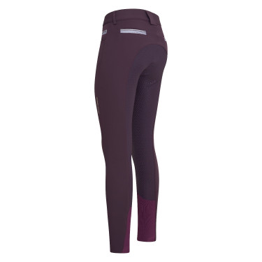 Pantaloni da equitazione Euro-Star Arista FullGrip Euro-Star sentials Prugna perfetta Bordeaux