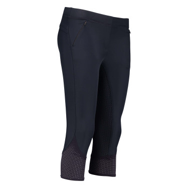 Leggings da equitazione Euro-Star Venti FullGrip Blu navy