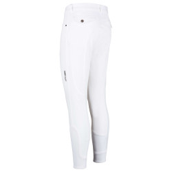 Pantaloni da equitazione Euro-Star Camillo FullGrip da uomo Bianco