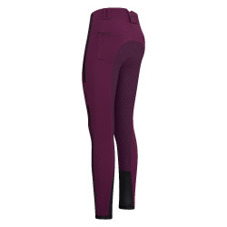 Pantaloni da equitazione Euro-Star Slim shape full grip Viola scuro Pantaloni da equitazione Euro-Star Slim shape full grip Viola scuro