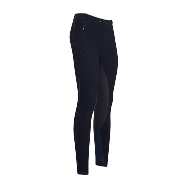 Pantaloni da equitazione Euro-Star Slim shape full grip Blu navy