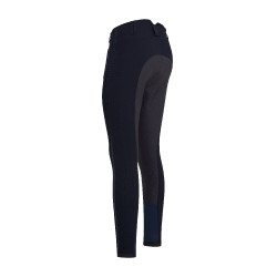 Pantaloni da equitazione Euro-Star Slim shape full grip Blu navy