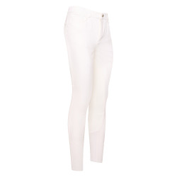 Pantaloni da equitazione Euro-Star Acer FullGrip uomo Bianco
