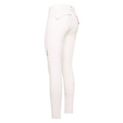 Pantaloni da equitazione Euro-Star Acer FullGrip uomo Bianco