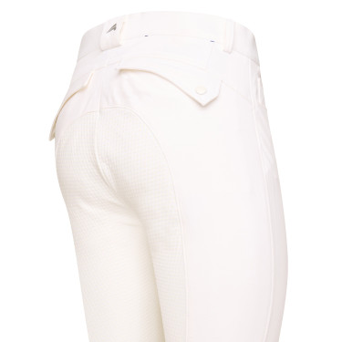 Pantaloni da equitazione Euro-Star Acer FullGrip uomo Bianco