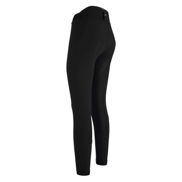 Pantaloni da equitazione Euro-Star Snow Queen FullGrip Meteorite Nero