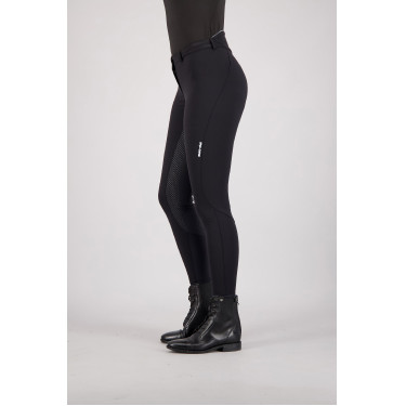 Pantaloni da equitazione Euro-Star Snow Queen FullGrip Meteorite Nero