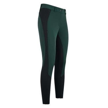 Pantaloni da equitazione Euro-Star Sea Breeze FullGrip Verdi abbaini Verde