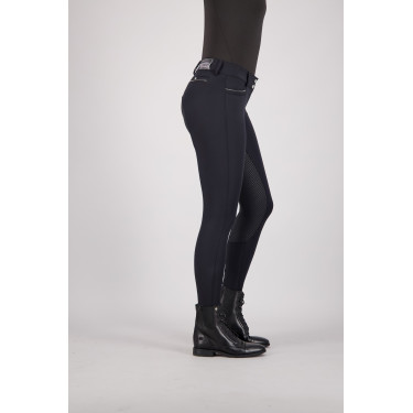 Pantaloni da equitazione Euro-Star Arielle FullGrip Nero