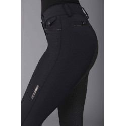 Pantaloni da equitazione Euro-Star Arielle FullGrip Nero