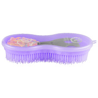 Spazzola Perfection ed elastici per criniera Imperial Riding Porpora Reale Viola Spazzola Perfection ed elastici per criniera Imperial Riding Porpora Reale Viola