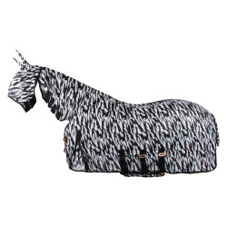 Coperta anti-mosche Imperial Riding Carly Zebra nera Nero