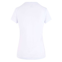 T-shirt divertente Imperial Riding Happy Unicorn Bianco
