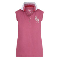Polo senza maniche Imperial Riding Frenzie Rosa viola