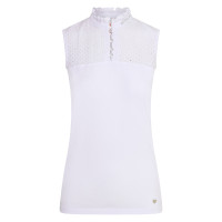 Polo senza maniche Imperial Riding Camee Bianco