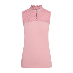 Polo senza maniche Imperial Riding Camee Rosa chic