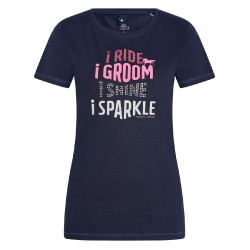 T-shirt Imperial Riding I Ride Bleu marine