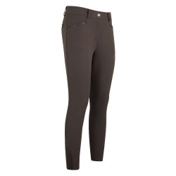 Pantaloni da equitazione Imperial Riding El Capone KneeGrip Mocca Marrone