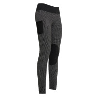 Leggings da equitazione Imperial Riding Diamond Bubble Kneegrip Nero