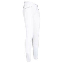 Pantaloni da equitazione Imperial Riding El Capone FullGrip Bianco