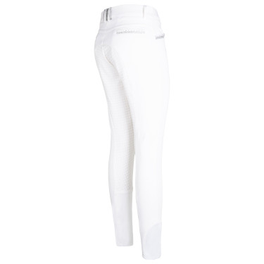 Pantaloni da equitazione Imperial Riding El Capone FullGrip Bianco