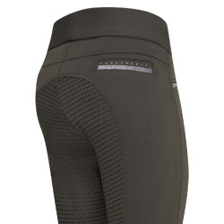 Leggings da equitazione Imperial Riding El Capone FullGrip Grigio scuro