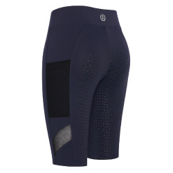Leggings corti Imperial Riding Swim and ride Fullgrip Blu navy