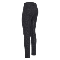 Pantaloni da equitazione Imperial Riding El Capone AOP FullGrip Zebra nera Nero Pantaloni da equitazione Imperial Riding El Capone AOP FullGrip Zebra nera Nero