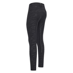 Pantaloni da equitazione Imperial Riding El Capone AOP FullGrip Zebra nera Nero Pantaloni da equitazione Imperial Riding El Capone AOP FullGrip Zebra nera Nero