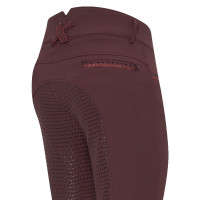 Pantaloni da equitazione Imperial Riding El Capone a vita alta FullGrip Rosso tango Pantaloni da equitazione Imperial Riding El Capone a vita alta FullGrip Rosso tango
