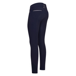 Pantaloni da equitazione Imperial Riding El Capone a vita alta FullGrip Blu navy