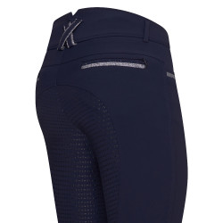 Pantaloni da equitazione Imperial Riding El Capone a vita alta FullGrip Blu navy