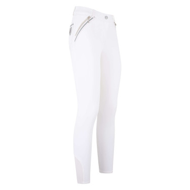 Pantaloni da equitazione Imperial Riding Personal Choice FullGrip Bianco
