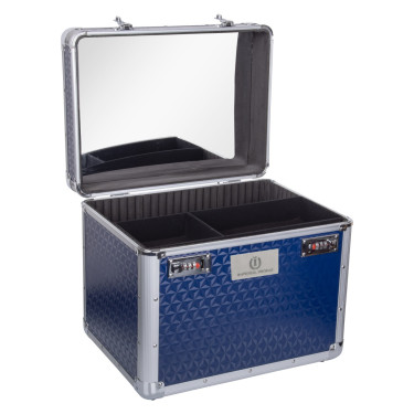 Box per la striglia Imperial Riding Shiny Blu navy