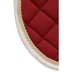 Tappeto da salto ostacoli Fontainebleau T de T Bordeaux / bianco