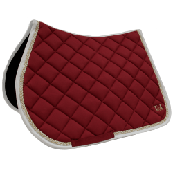 Tappeto da salto ostacoli Fontainebleau T de T Bordeaux / bianco