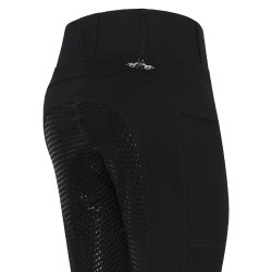 Leggings da equitazione HV Polo Luci FullGrip Nero