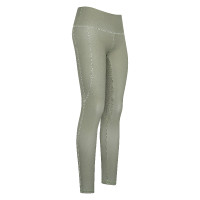 Leggings da equitazione HV Polo Sporty Sue FullGrip Olio verde